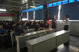 華謀咨詢?yōu)槟常ㄆ湫袠I(yè)）公司進(jìn)行全員6S基礎(chǔ)知識(shí)培訓(xùn)