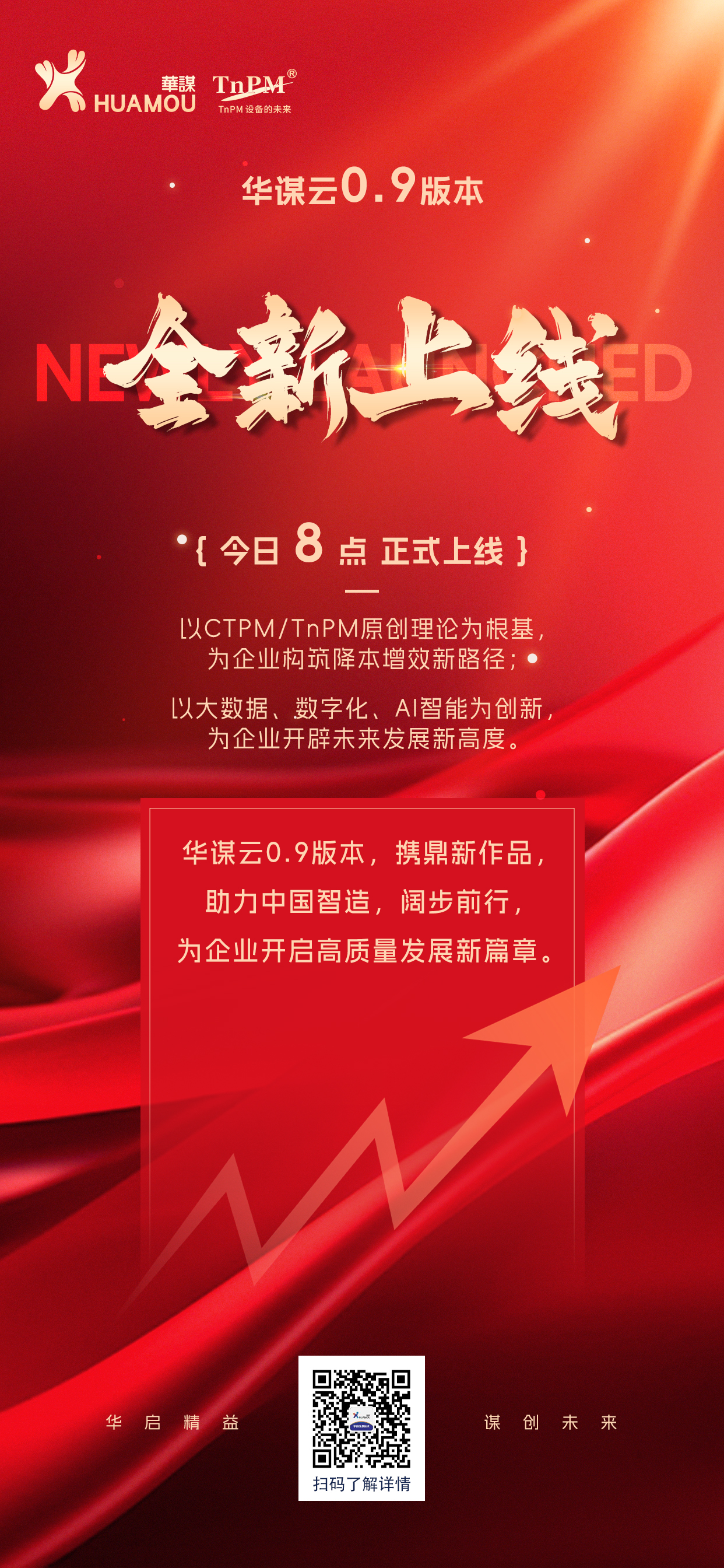 華謀云0.9版本正式發(fā)布！六大黑科技加持，助力企業(yè)管理效率飛躍式提升